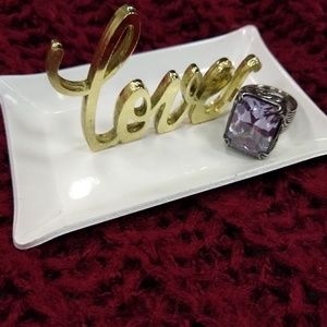 SOLD! Amythyst Cocktail Ring